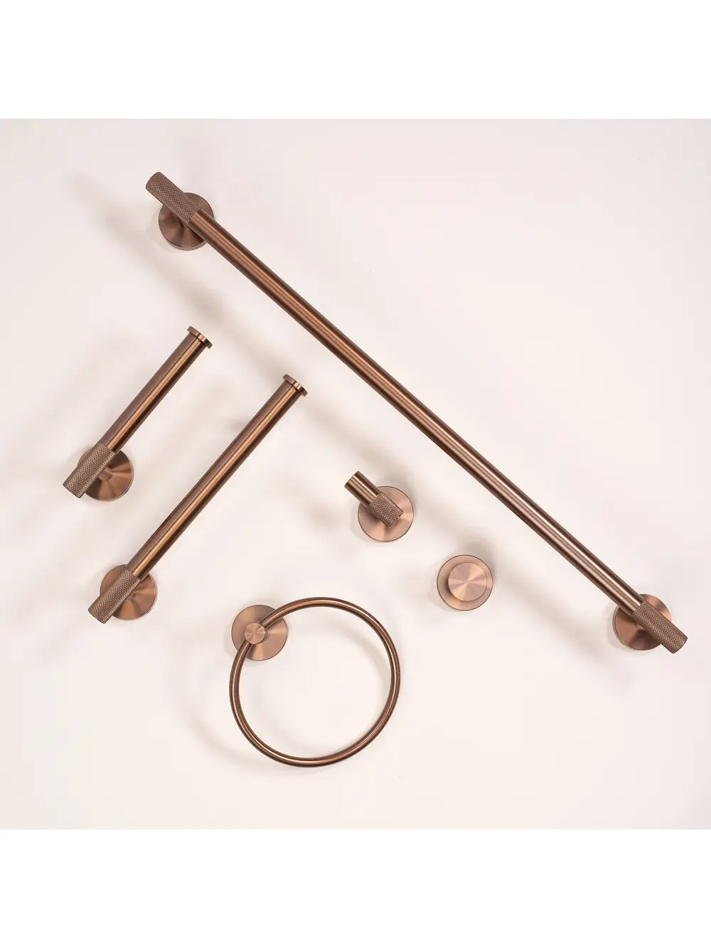 Cuier baie finisaj cupru periat model Brush Copper 6606 seria Modern [3]