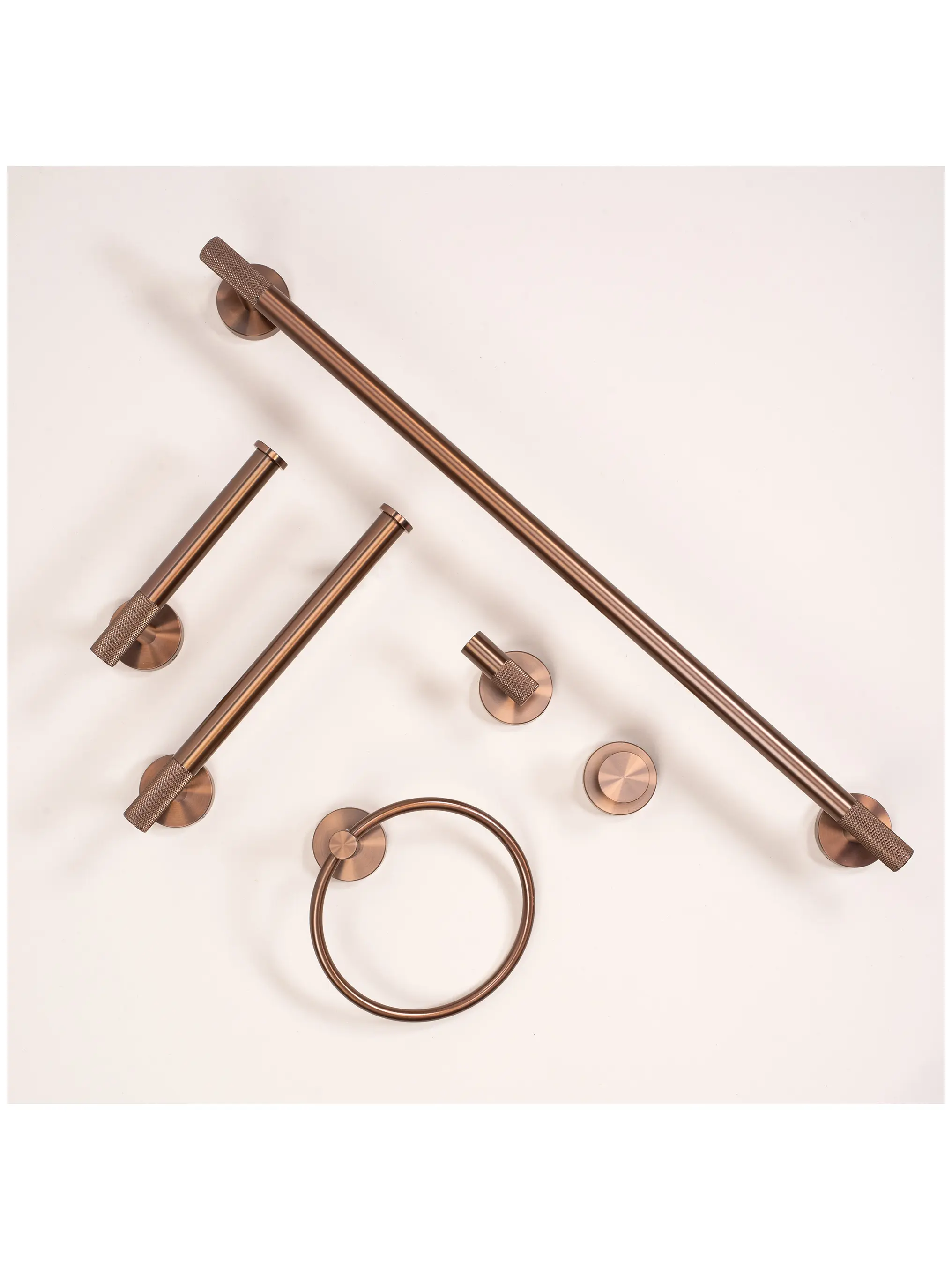 Cuier baie finisaj cupru periat model Brush Copper 6606A seria Modern [3]