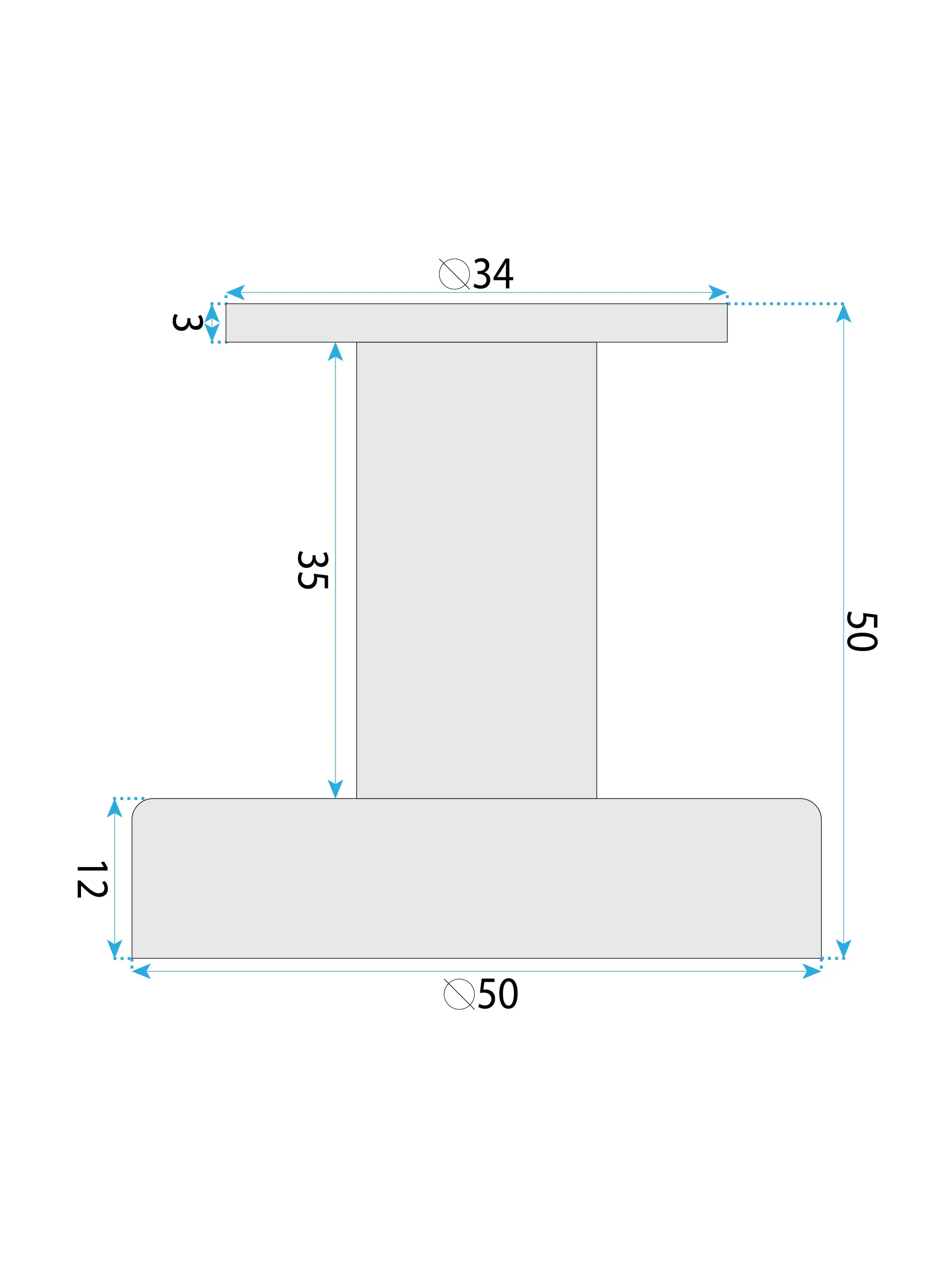 Cuier baie finisaj cupru periat model Brush Copper 6606A seria Modern [4]