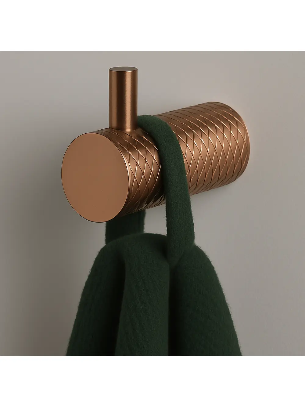 Cuier baie finisaj cupru periat model Brush Copper 9706 seria Prism [1]