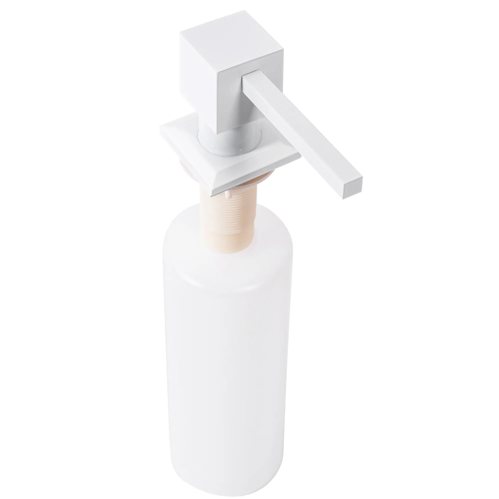 ACCESORII BAIE - Dozator de săpun culoare alb model pătrat White Square