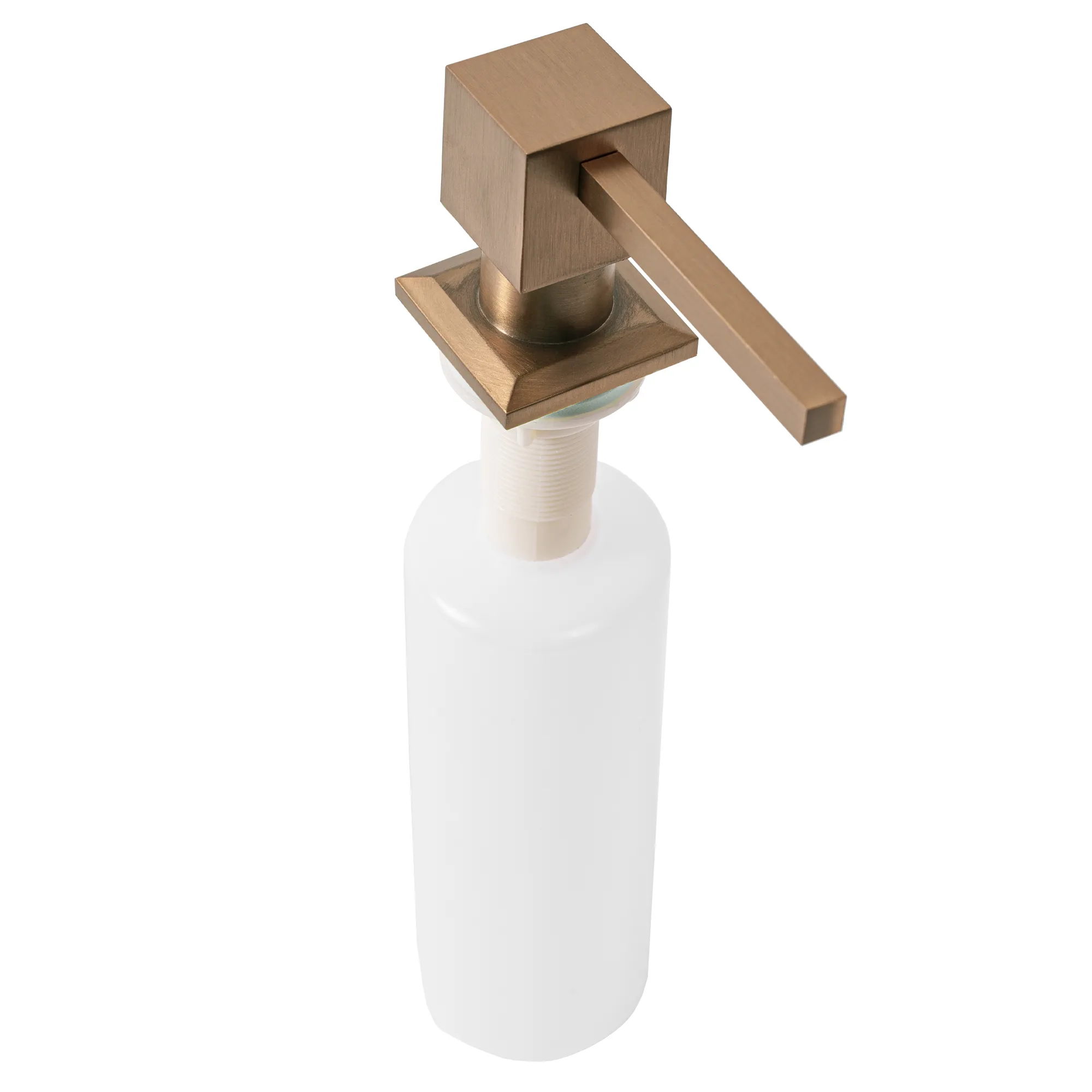 ACCESORII BAIE - Dozator de săpun culoare maro periat model pătrat Copper Brush Square