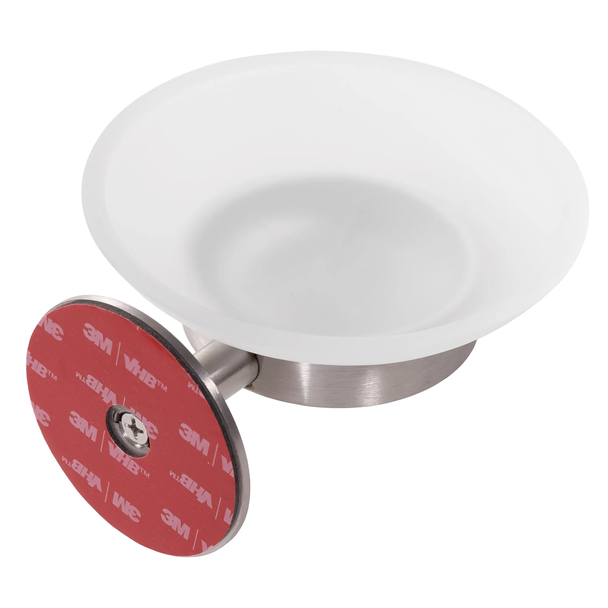 Săpunieră culoare crom periat model rotund 322218 DUO Nickel Brush [3]