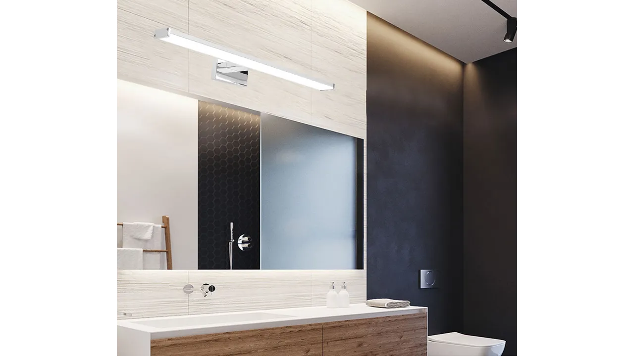 Aplică de baie LED pentru oglindă culoare crom lungime 68 cm model APP370 [1]