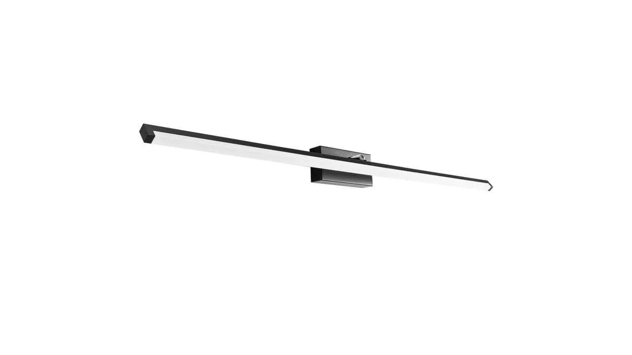 ACCESORII BAIE - Aplică de baie LED pentru oglindă culoare neagră lungime 95 cm model APP375