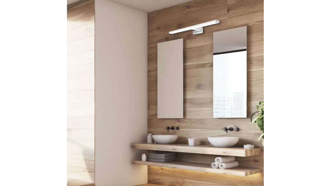 Aplică de baie LED pentru oglindă culoare crom lungime 40 cm model APP368 [2]