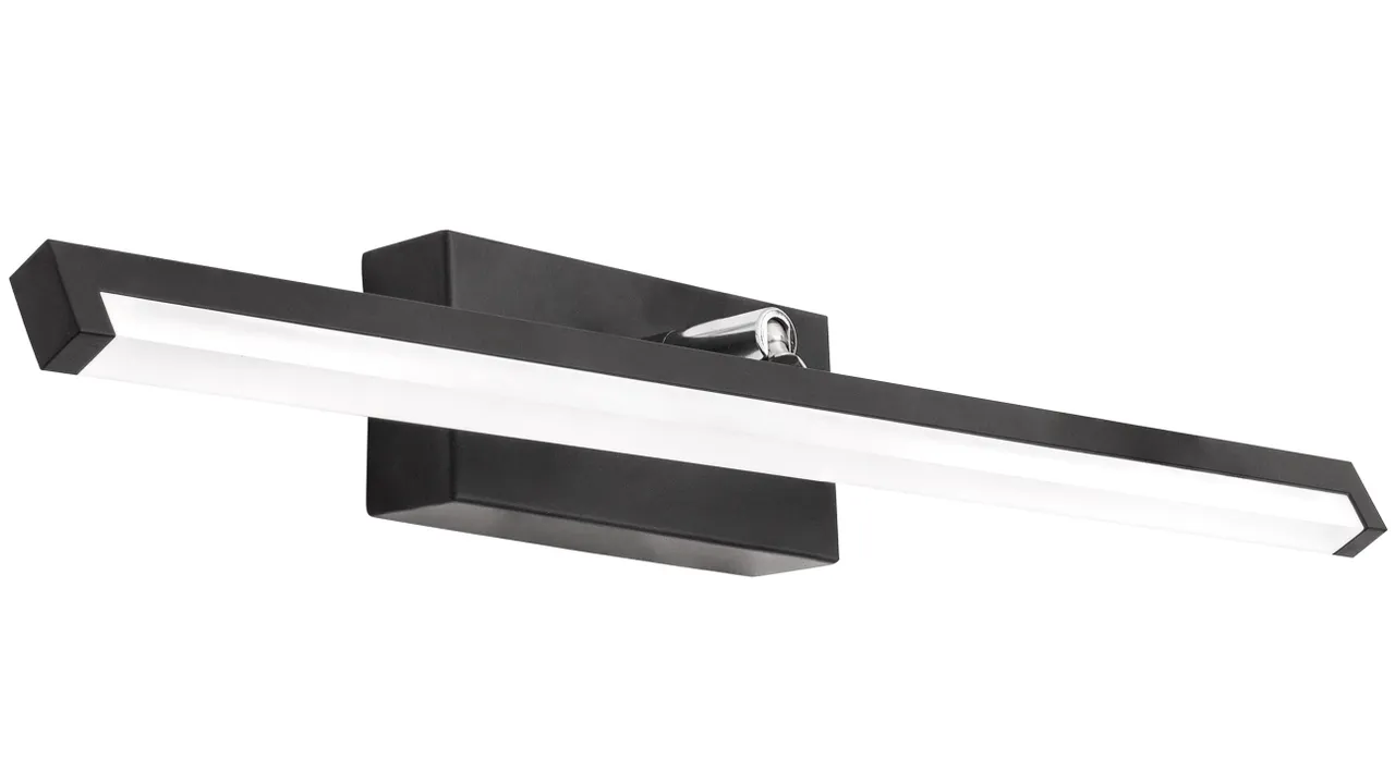 ACCESORII BAIE - Aplică de baie LED pentru oglindă culoare neagră lungime 50 cm model APP373