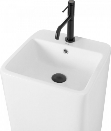 Lavoar independent formă pătrată înălțime 84 cm culoare alb model Mia White [2]