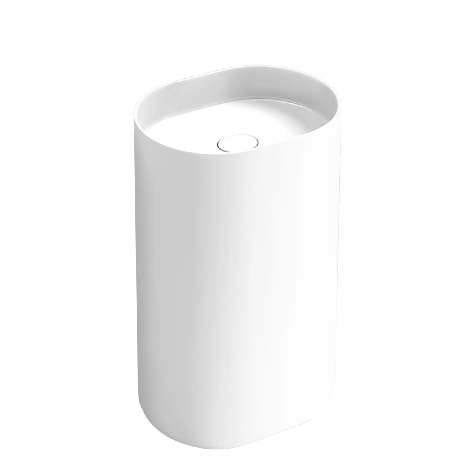 Lavoare cu piedestal - Lavoar independent formă semiovală înălțime 85 cm finisaj alb model Dolce White