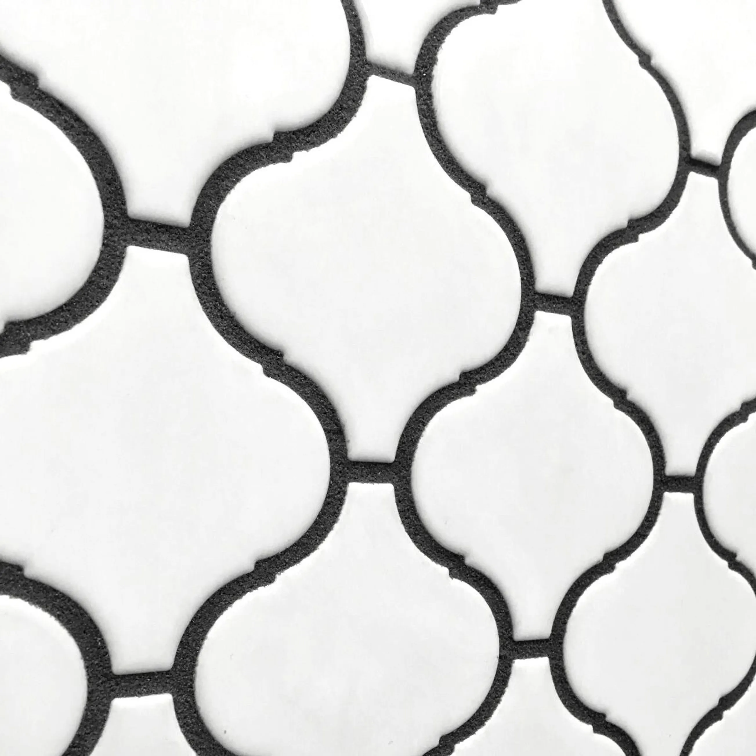 Mozaic decorativ pentru interior culoare alb finisaj semi lucios material ceramică model Maroco White [3]