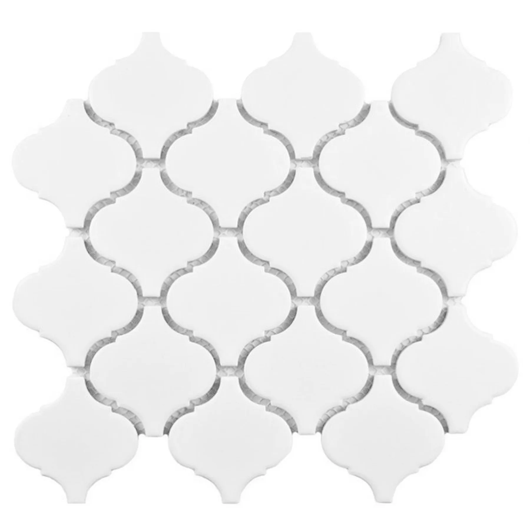 TOATE PRODUSELE - Mozaic decorativ pentru interior culoare alb finisaj semi lucios material ceramică model Maroco White