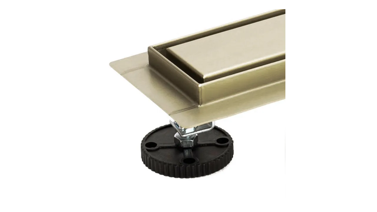 Rigolă scurgere duș lungime 70 cm culoare auriu periat model Neo Pure Gold [5]
