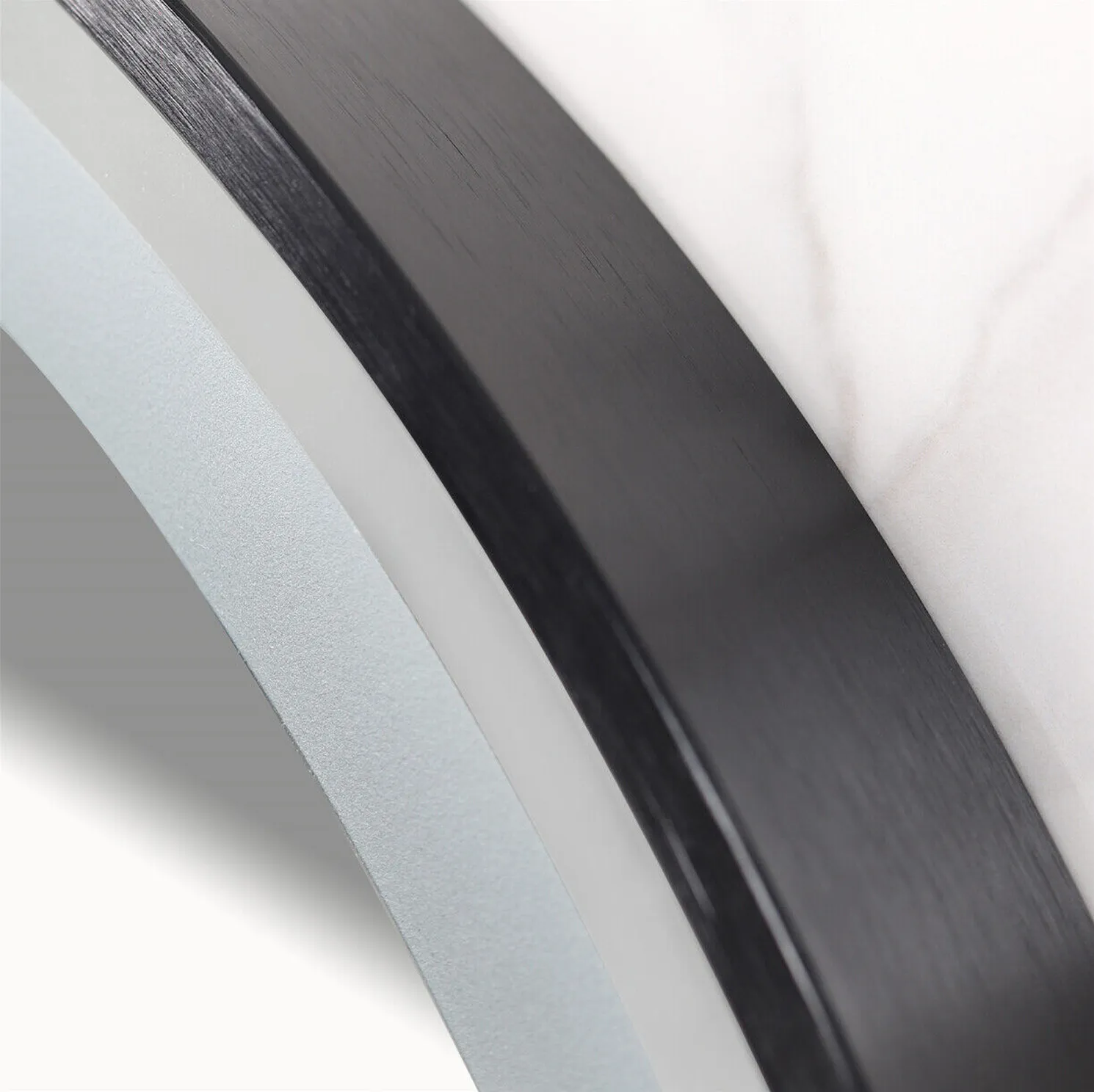 Oglindă cu LED și funcție de dezaburire formă rotundă culoare neagră mărime 90 cm model MMJ Black [6]