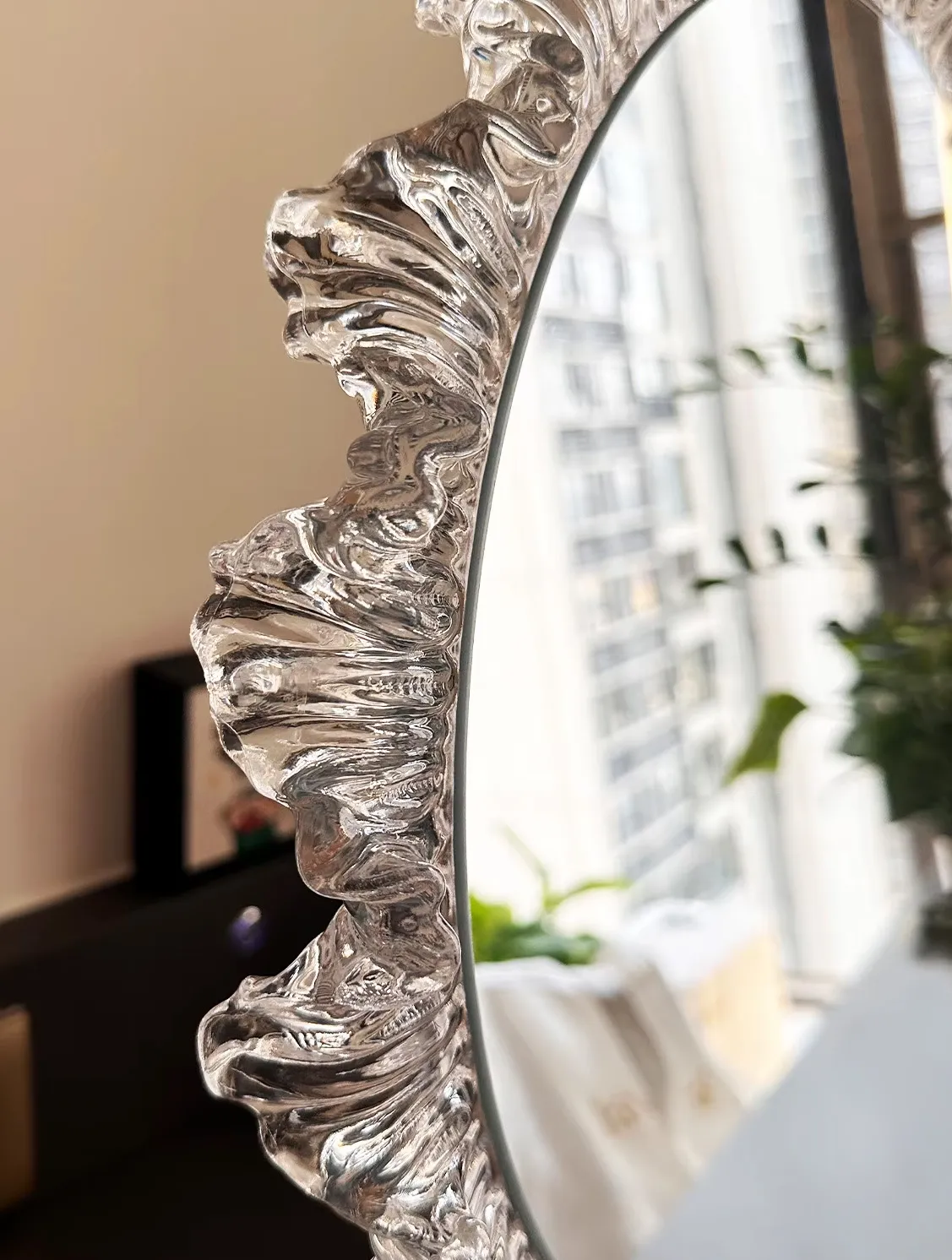 Oglindă LED mărime 60 cm formă rotundă model Contemporan Cristal YH-3561 [6]