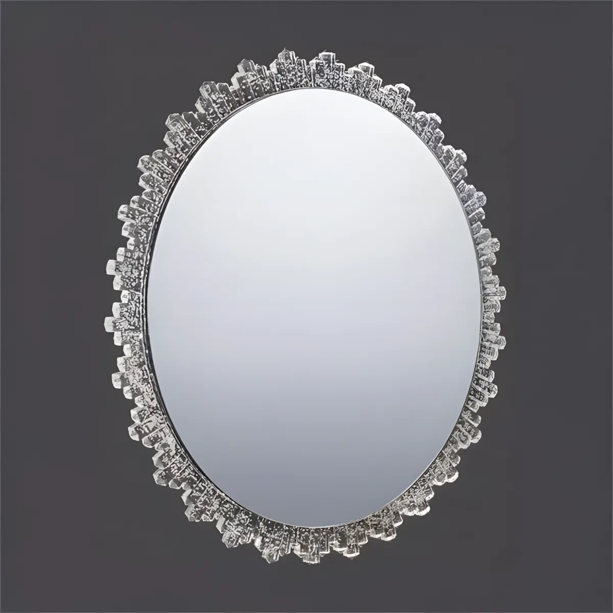 Oglindă LED și funcție de dezaburire mărime 80 cm formă rotundă model Cristal X013 [2]