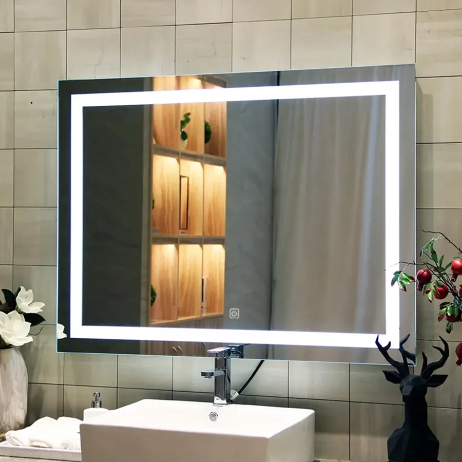 Oglindă cu LED formă dreptunghiulara mărime 80x60 cm model P10407 [4]