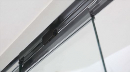 Paravan culisant pentru cadă mărime 180x140 cm profil crom lucios sticlă transparentă securizată model WST11 [3]