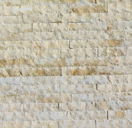 PIATRĂ DECORATIVĂ - Piatră decorativă naturală din marmură scapițată culoare crem model Sunny Menia