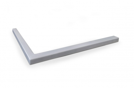 Prag pentru cabină de duș mărime 120x120 cm culoare gri din compozit model West