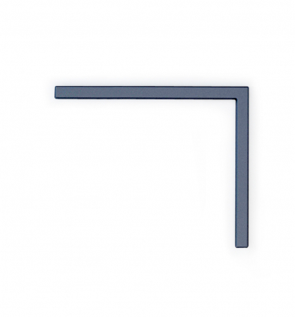 Prag pentru cabină de duș mărime 80x120 cm culoare neagră din compozit model West