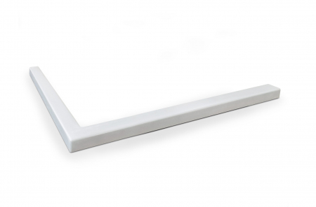 Prag pentru cabină de duș mărime 80x80 cm culoare alb din compozit model West [1]