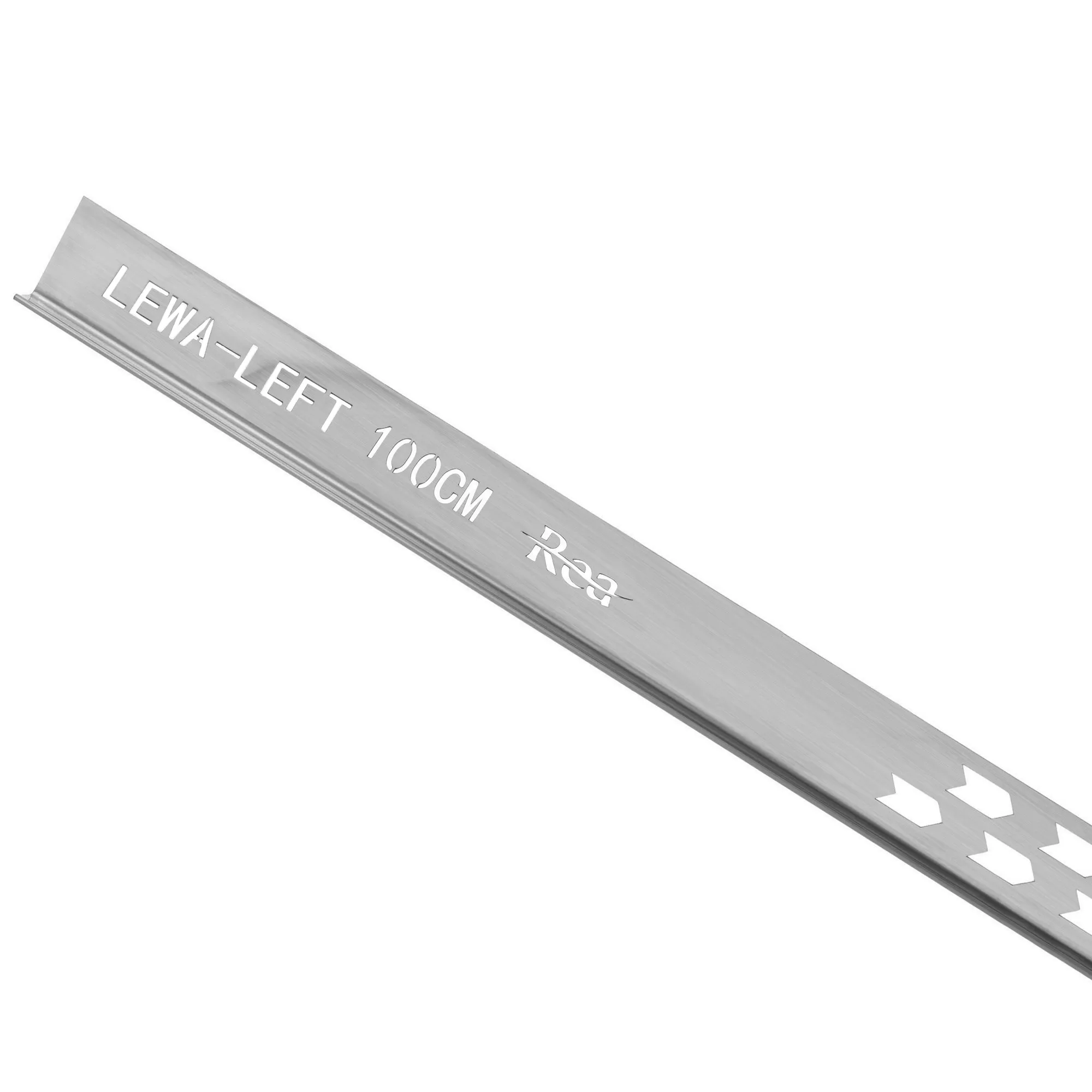 Profil de pantă pentru perete de duș walk-in lungime 100 cm culoare crom periat pentru partea stângă [6]