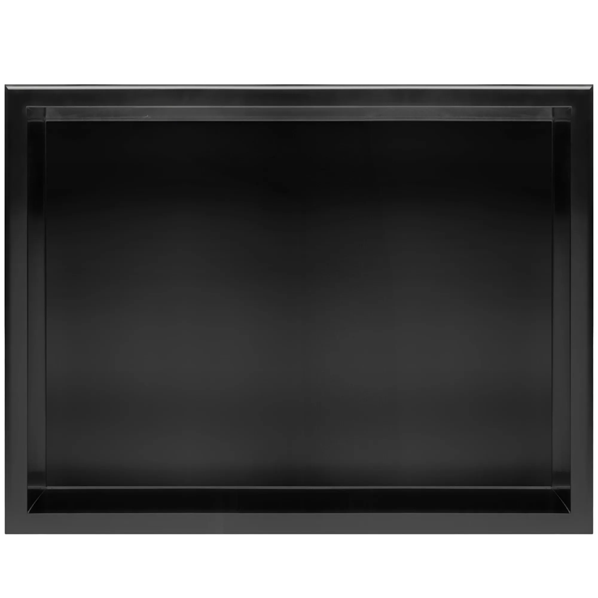 Raft baie încastrat în perete mărime 30x45 cm culoare negru mat model dreptunghiular Black Matt [3]