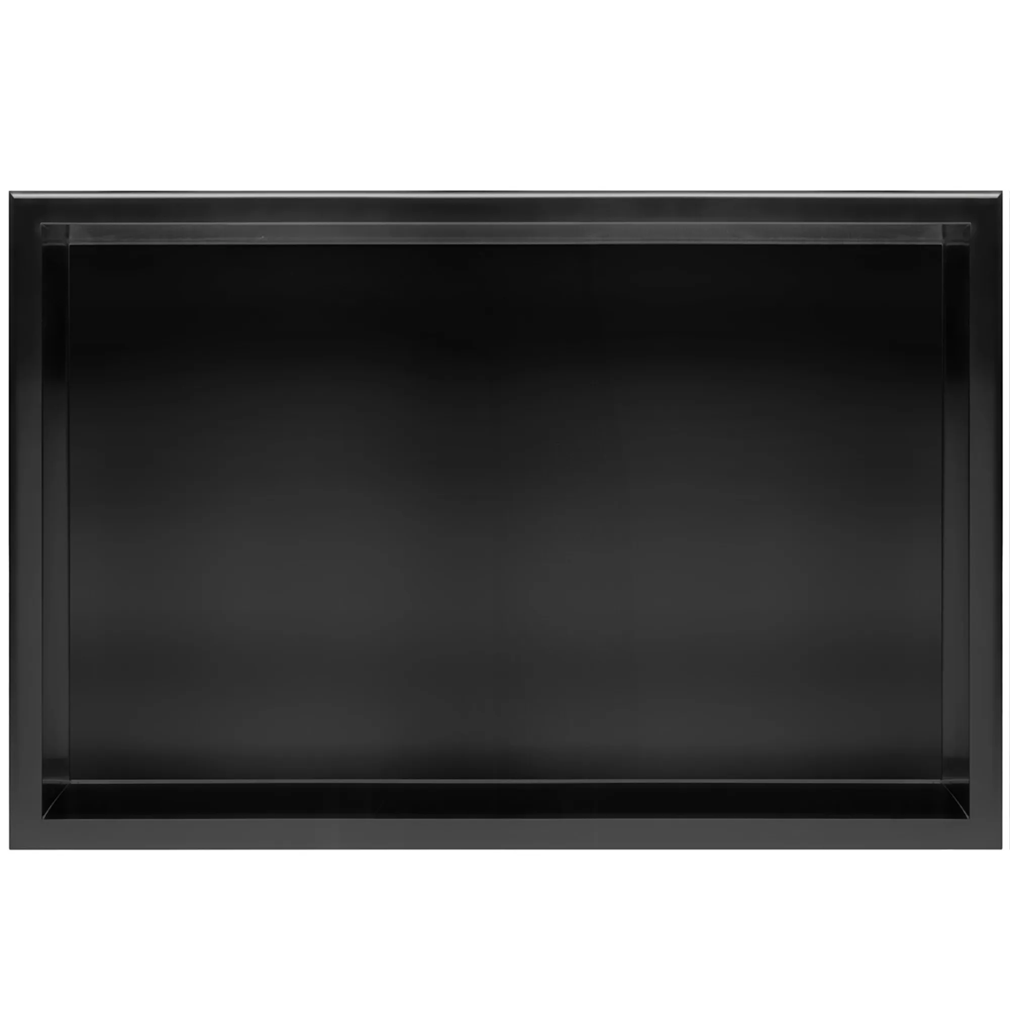 Raft baie încastrat în perete mărime 30x60 cm culoare negru mat model dreptunghiular Black Matt [4]
