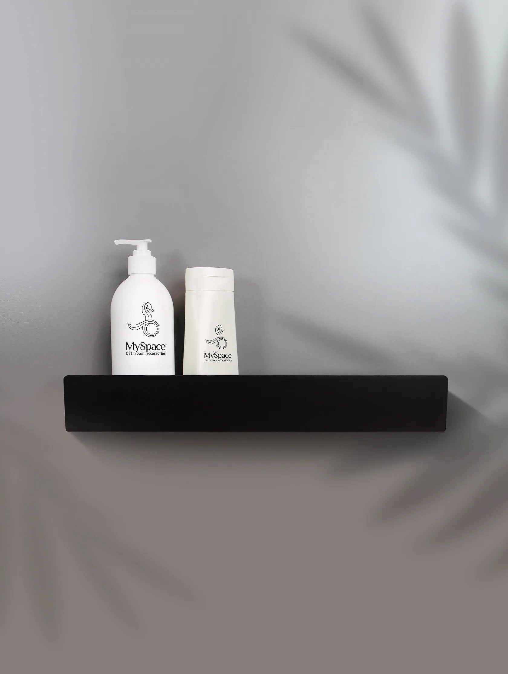 Raft pentru baie lungime 60 cm culoare negru mat model SF04 Black Matt [3]