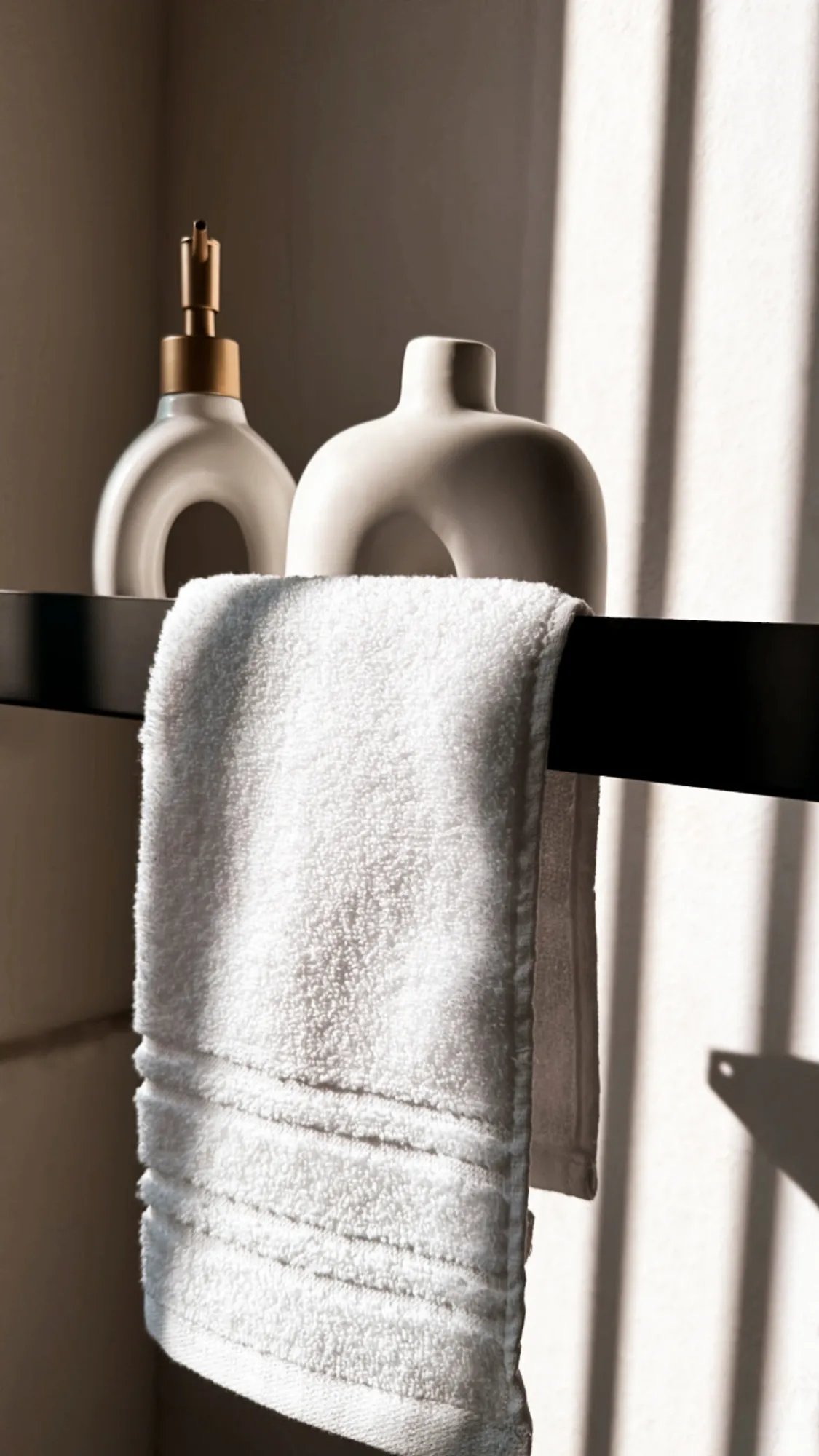 Raft pentru baie lungime 60 cm culoare negru mat model SF02 Black Matt [4]