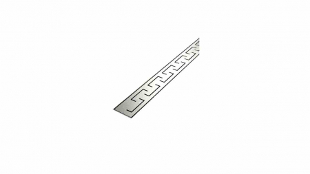 Rigolă scurgere duș lungime 60 cm culoare crom periat model Greek Chrome [2]