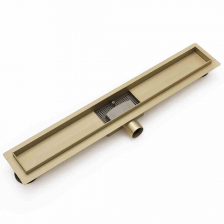 Rigolă scurgere duș lungime 70 cm culoare auriu lucios model Greek Gold [6]