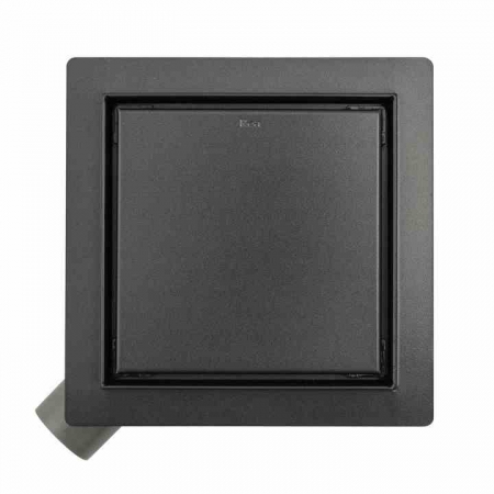 DUȘ - Sifon pentru pardosea mărime 15x15 cm culoare negru mat model Neo Pro Black