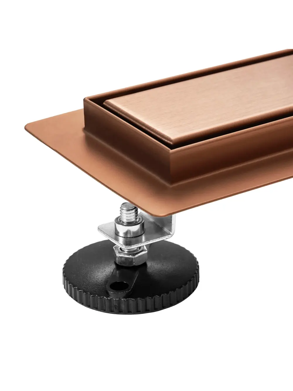 Rigolă scurgere duș lungime 50 cm culoare cupru periat model Neox Brush Copper [4]