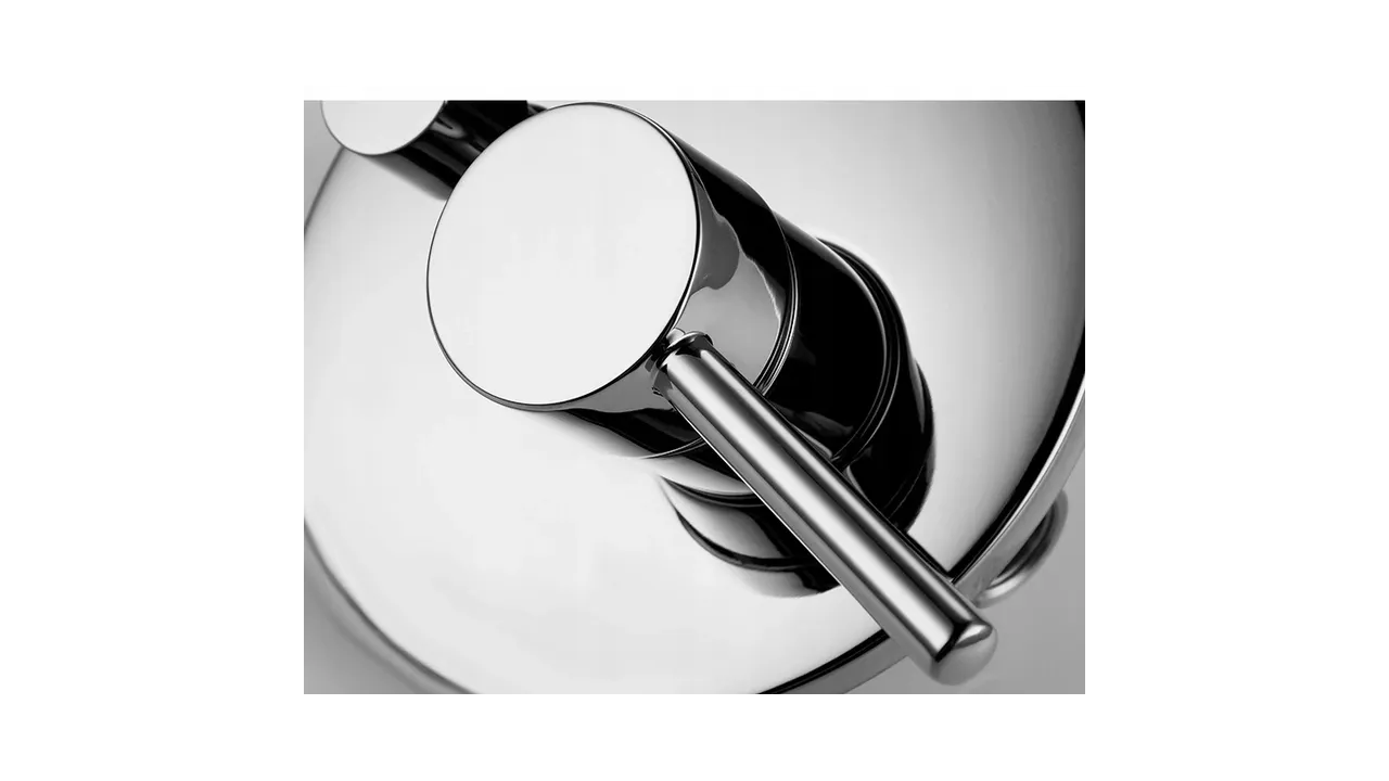 Set de duș încastrat în perete culoare crom lucios înălțime 16 cm model Lungo Chrome [6]