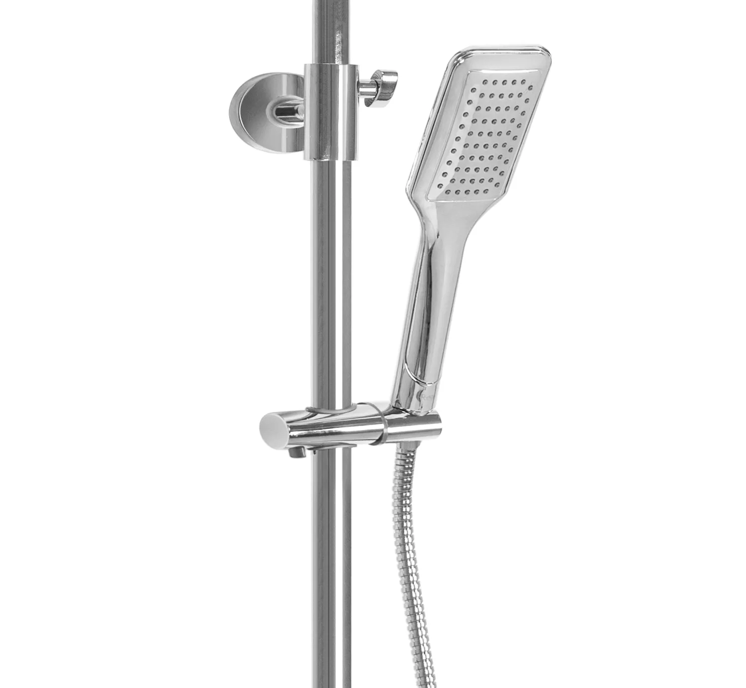Set de duș culoare crom înălțime 120 cm material alamă/ABS model Tom Chrome [3]