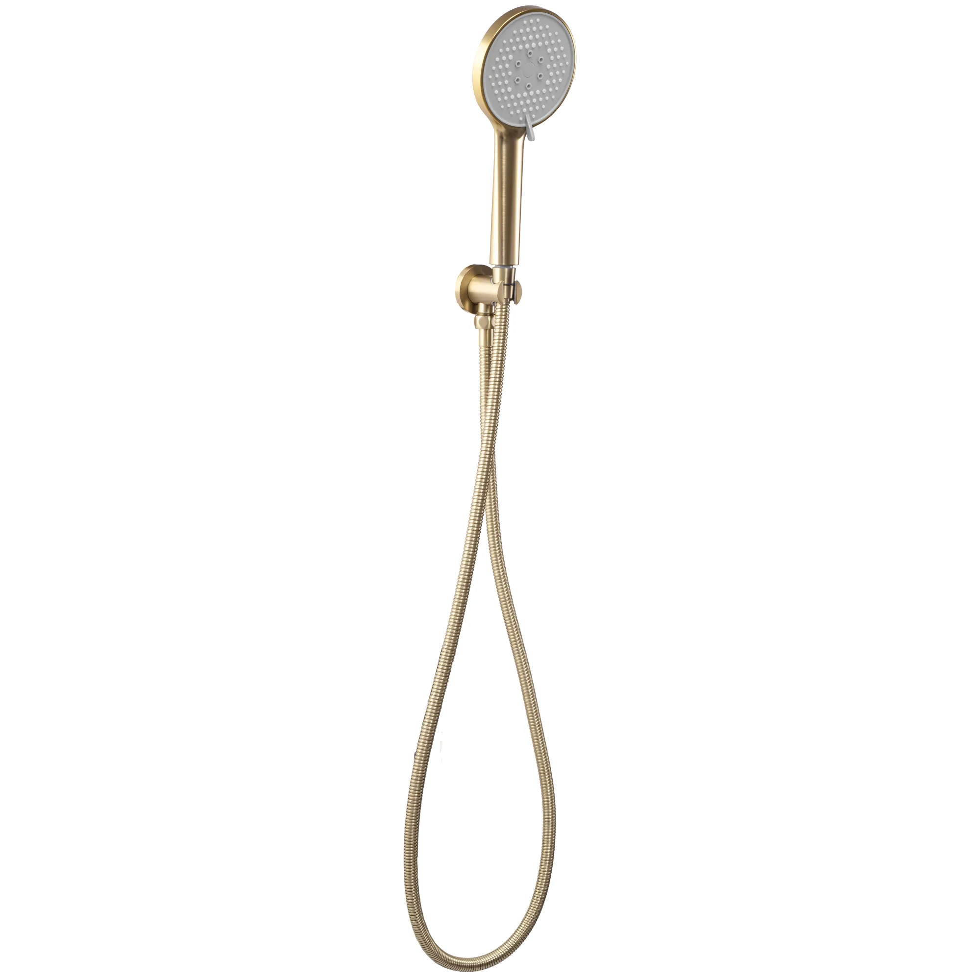 Set de duș culoare auriu periat înălțime 18 cm material alamă model Verso Gold Brushed [2]