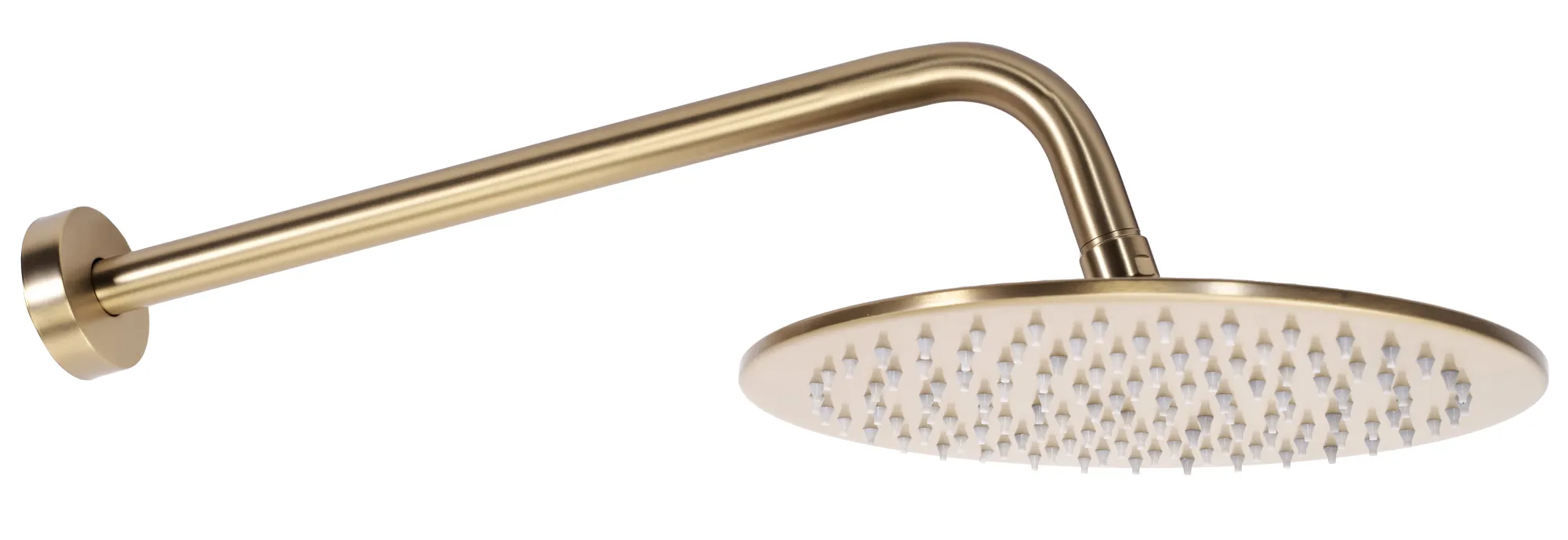 Set de duș culoare auriu periat înălțime 18 cm material alamă model Verso Gold Brushed [4]