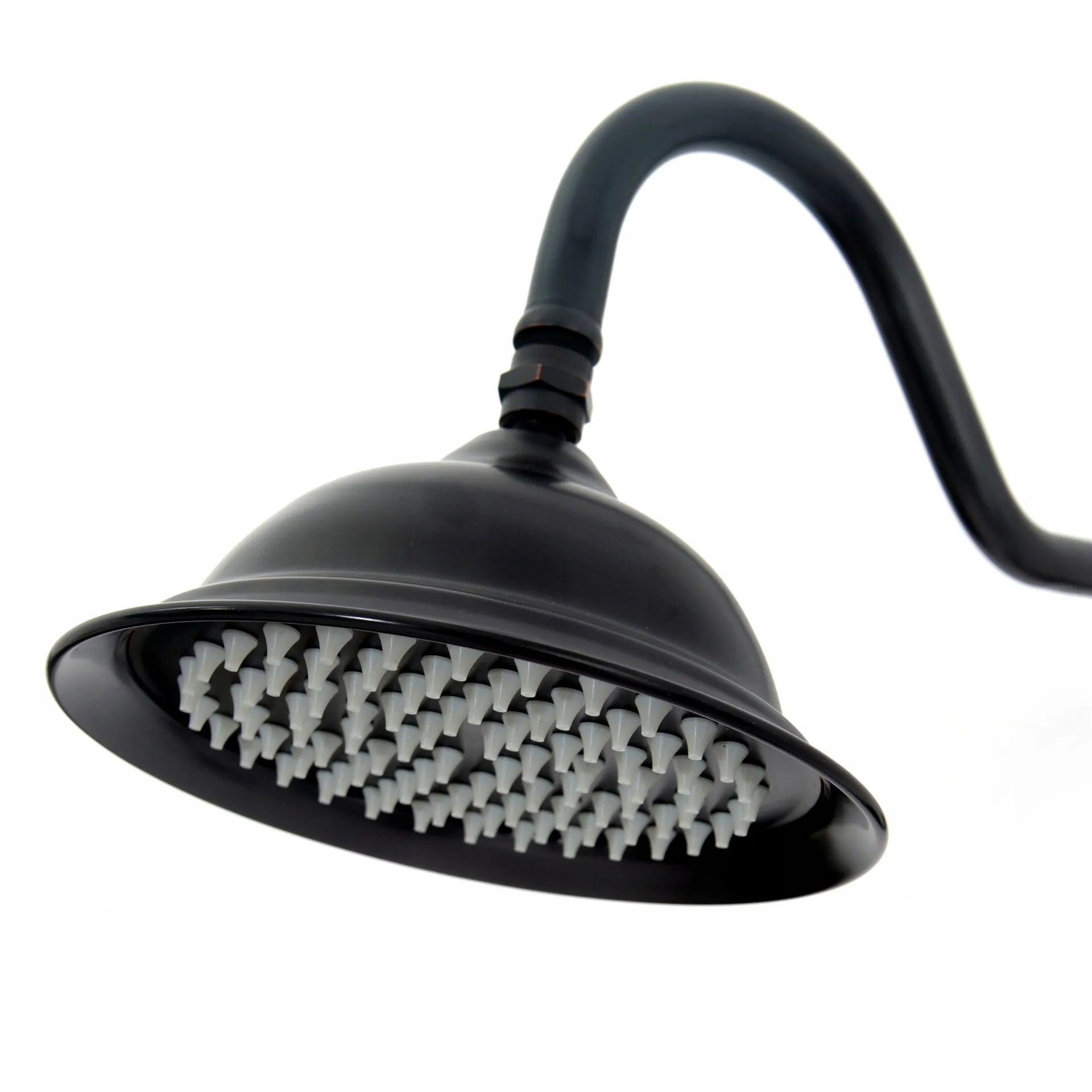 Set de duș culoare negru mat înălțime 150 cm material alamă/ABS model Retro Old Black [10]