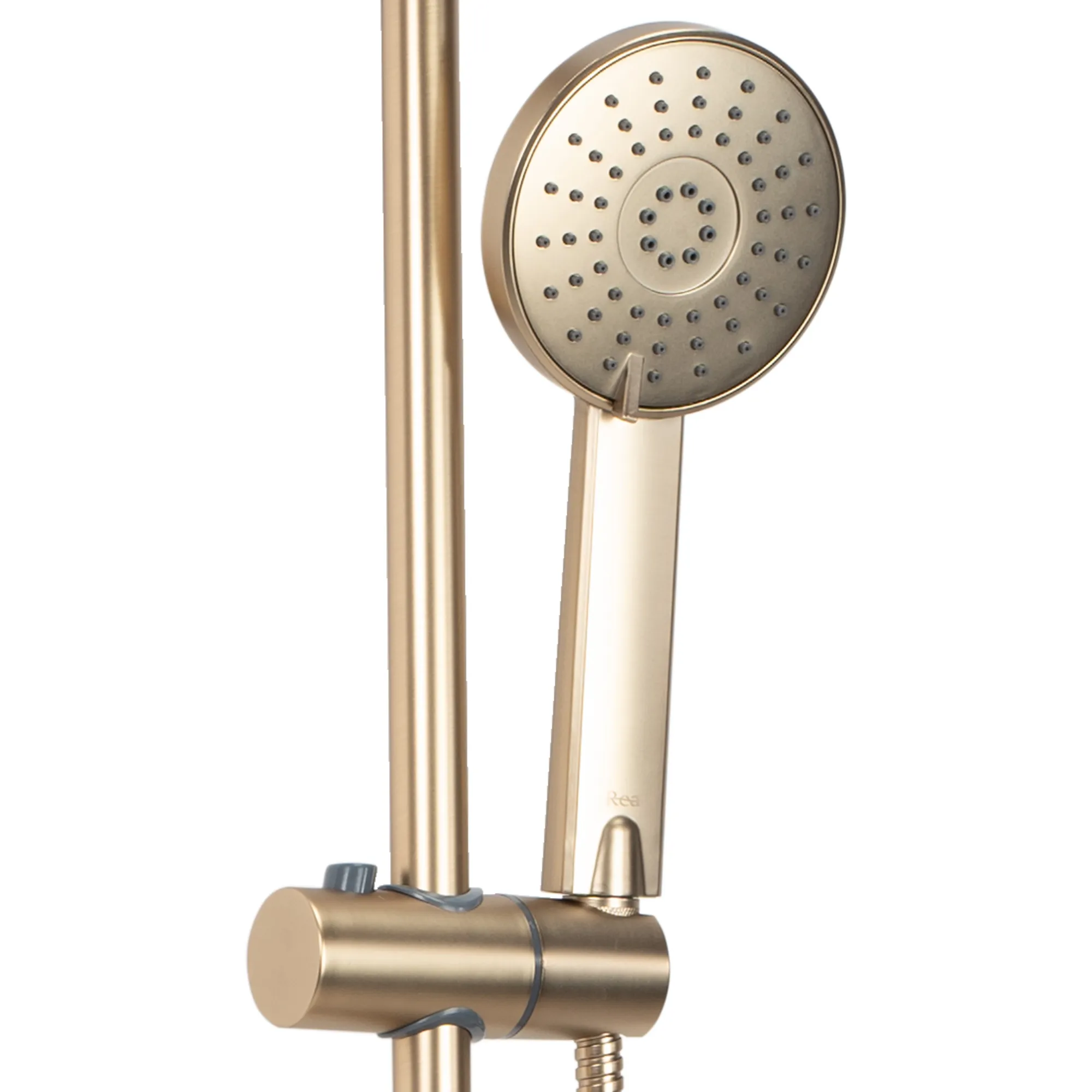 Set de duș culoare auriu periat înălțime 100 cm material alamă/ABS model Luis Gold Brushed [5]