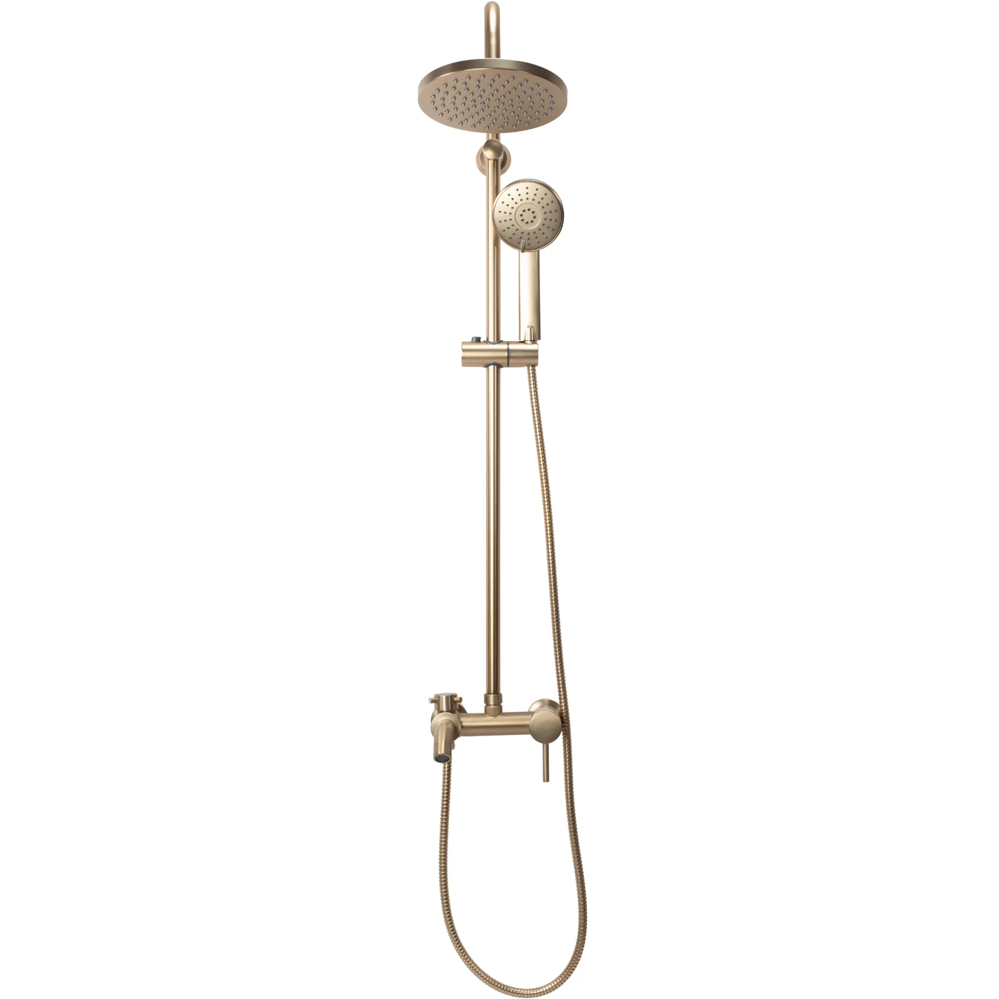 Set de duș culoare auriu periat înălțime 100 cm material alamă/ABS model Luis Gold Brushed [1]