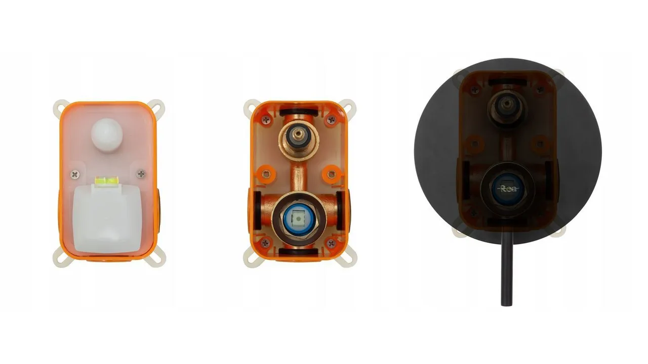 Baterie cadă culoare crom înălțime 16 cm material alamă model Lungo Chrome + Box [1]