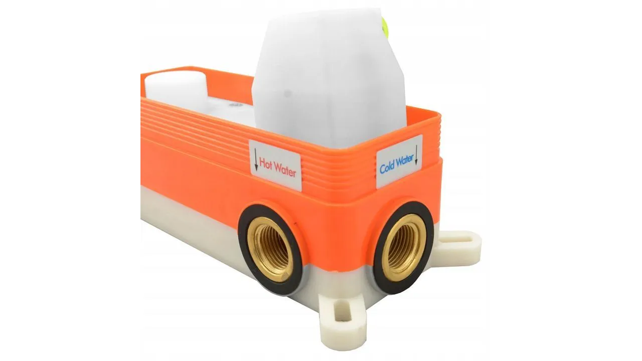 Baterie cadă culoare crom înălțime 16 cm material alamă model Lungo Chrome + Box [3]