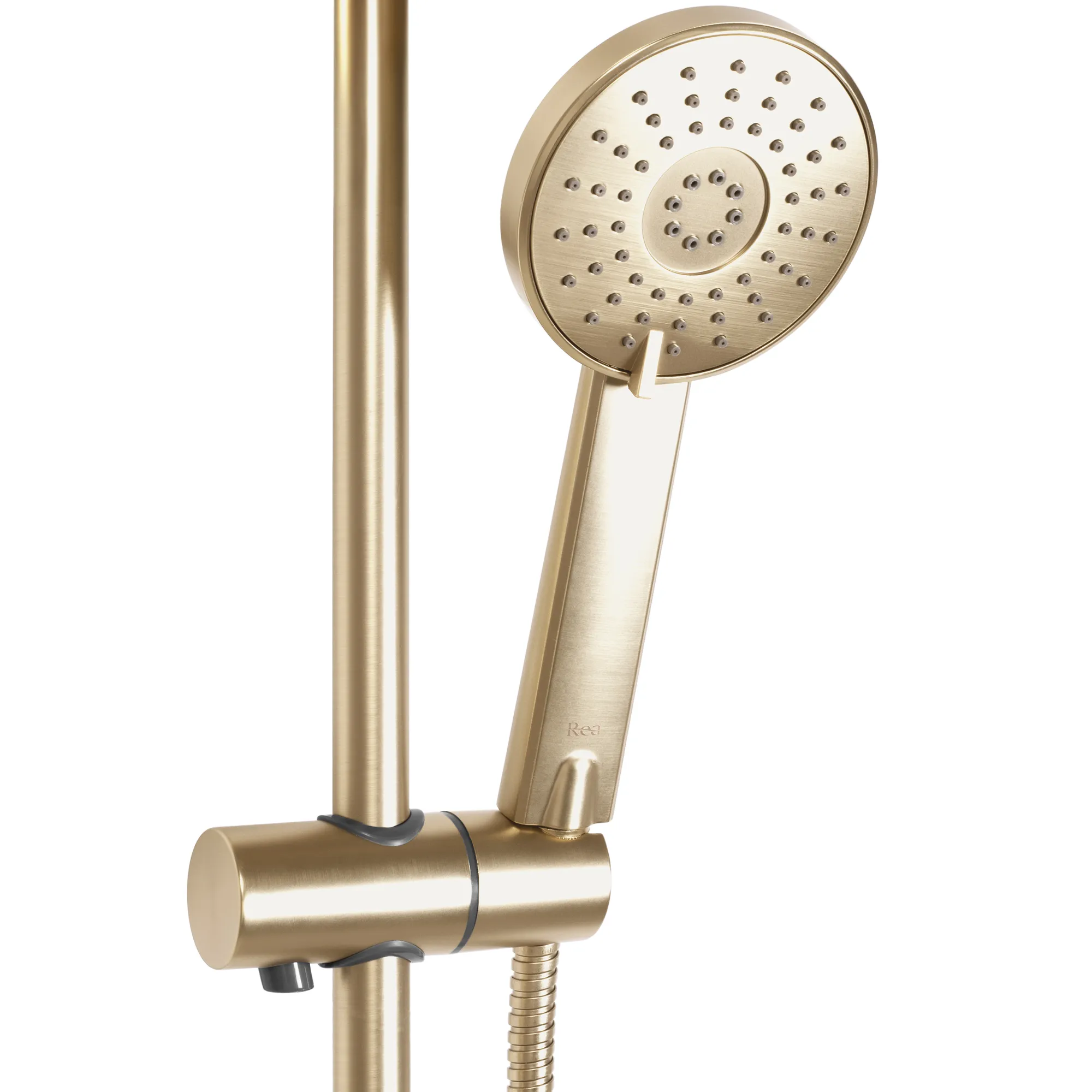 Set de duș culoare auriu periat înălțime 100 cm material alamă/ABS model Bliss Gold Brushed [5]