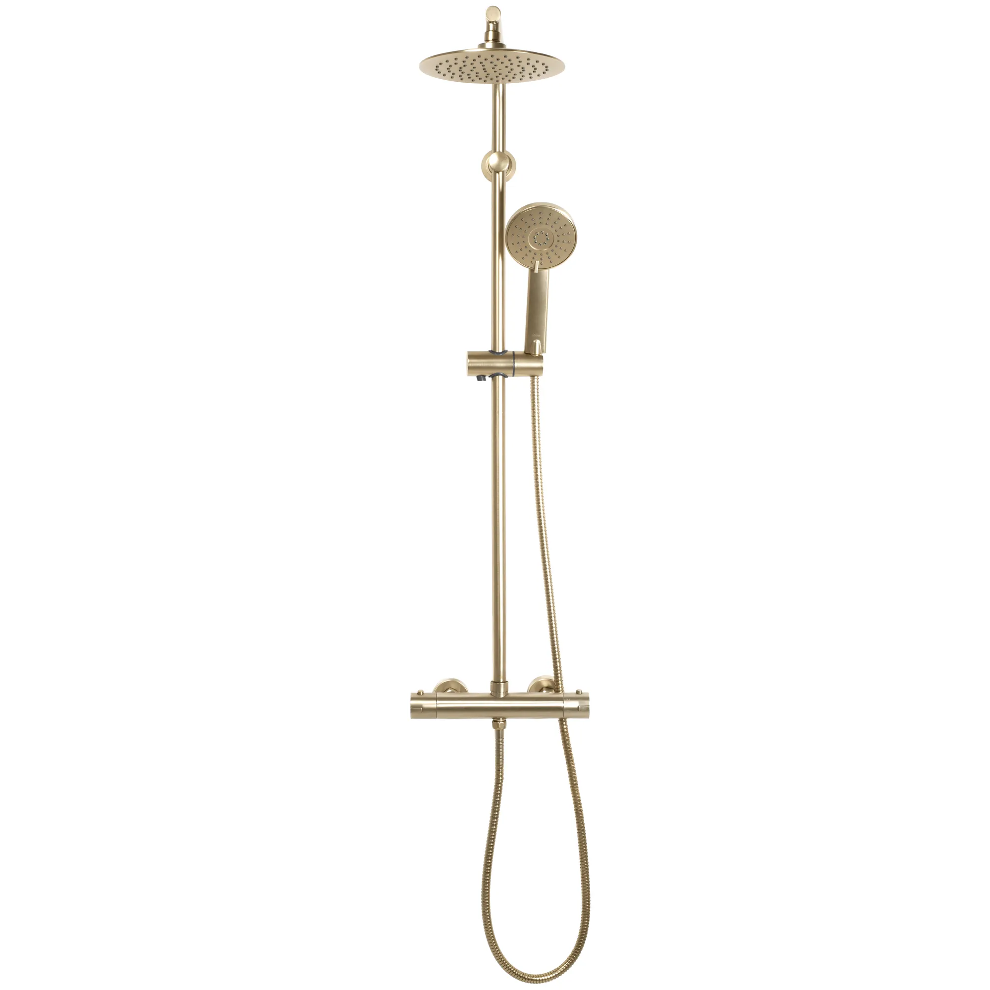 Set de duș culoare auriu periat înălțime 100 cm material alamă/ABS model Bliss Gold Brushed [1]