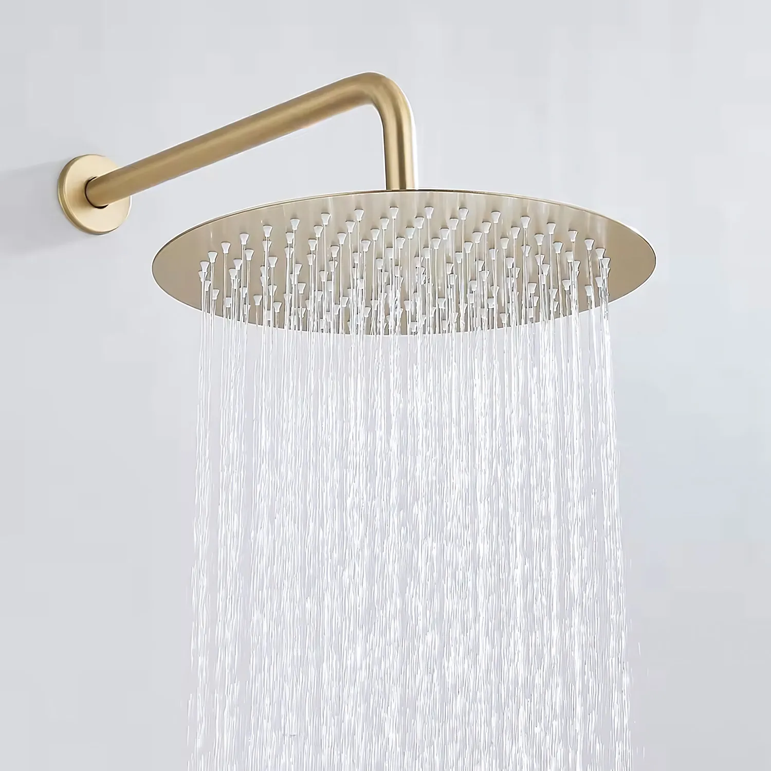 Set de duș culoare auriu periat înălțime 17 cm model Ontario Brushed Gold [4]
