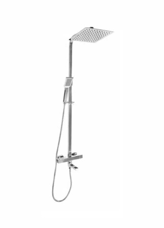 Baterii duș - Set de duș culoare crom înălțime 120 cm material alamă/ABS model Cezar Chrome