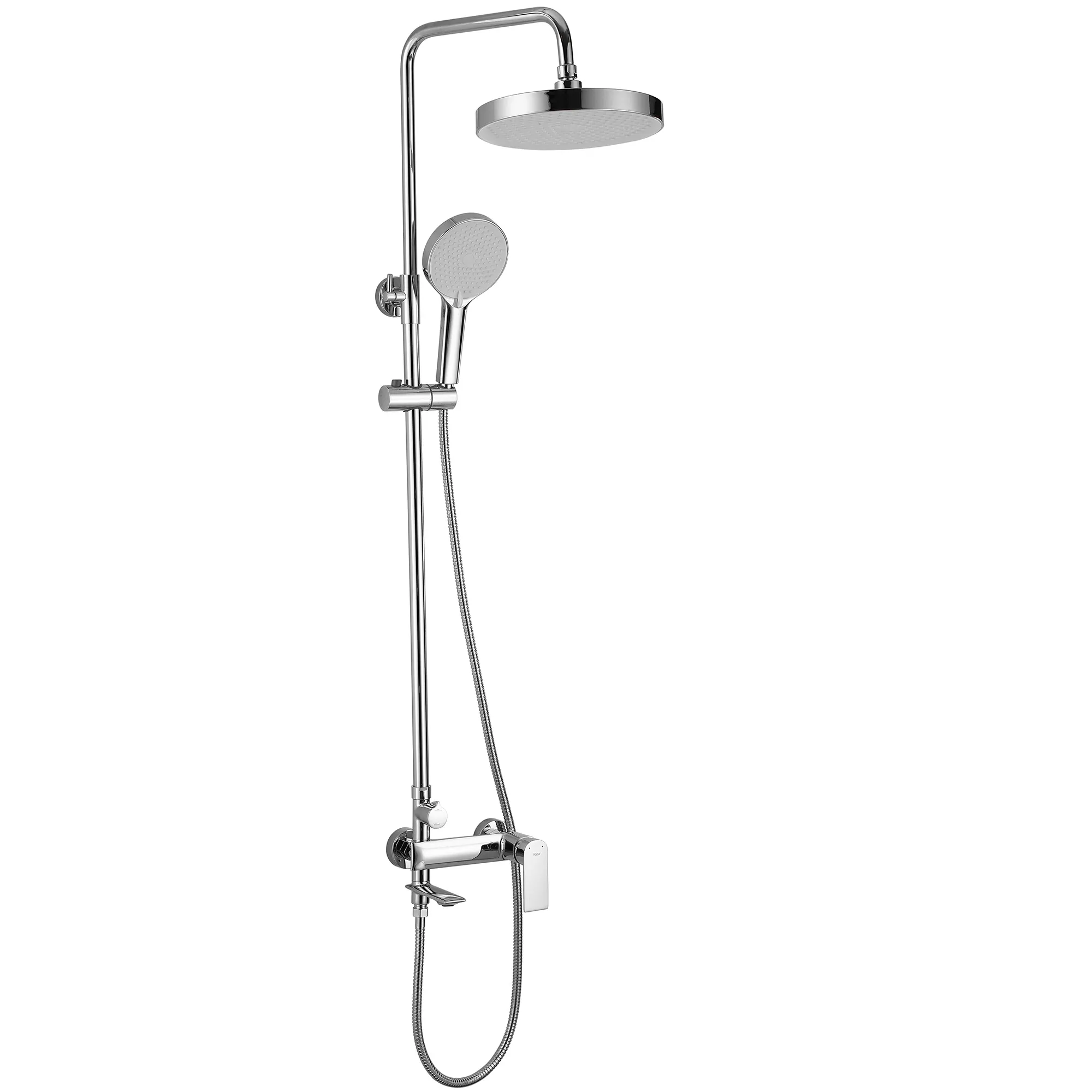 Set de duș culoare crom înălțime 136 cm material alamă/ABS model Veneta Chrome