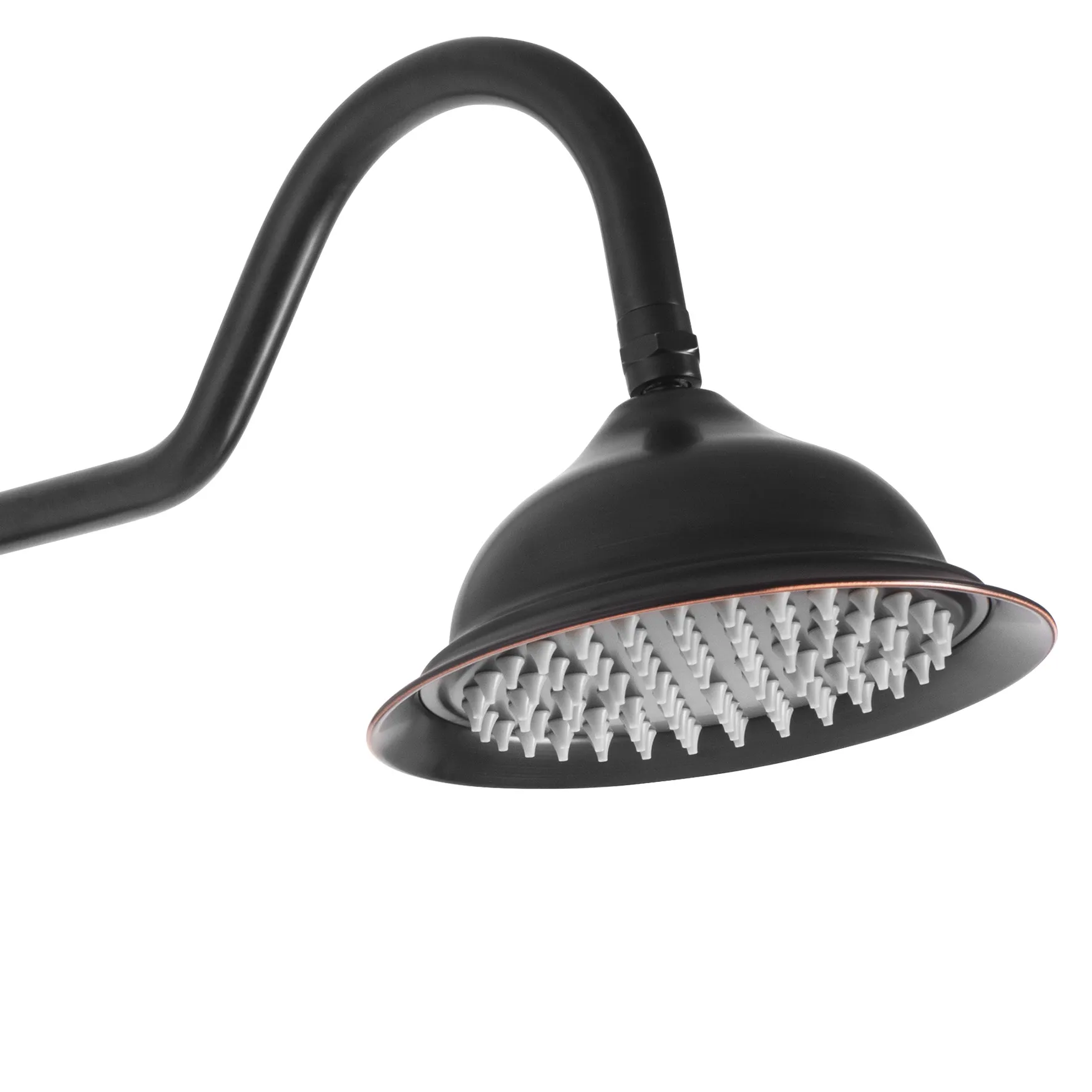 Set de duș culoare negru înălțime 150 cm material alamă/ABS model Bergamo Old Black [3]