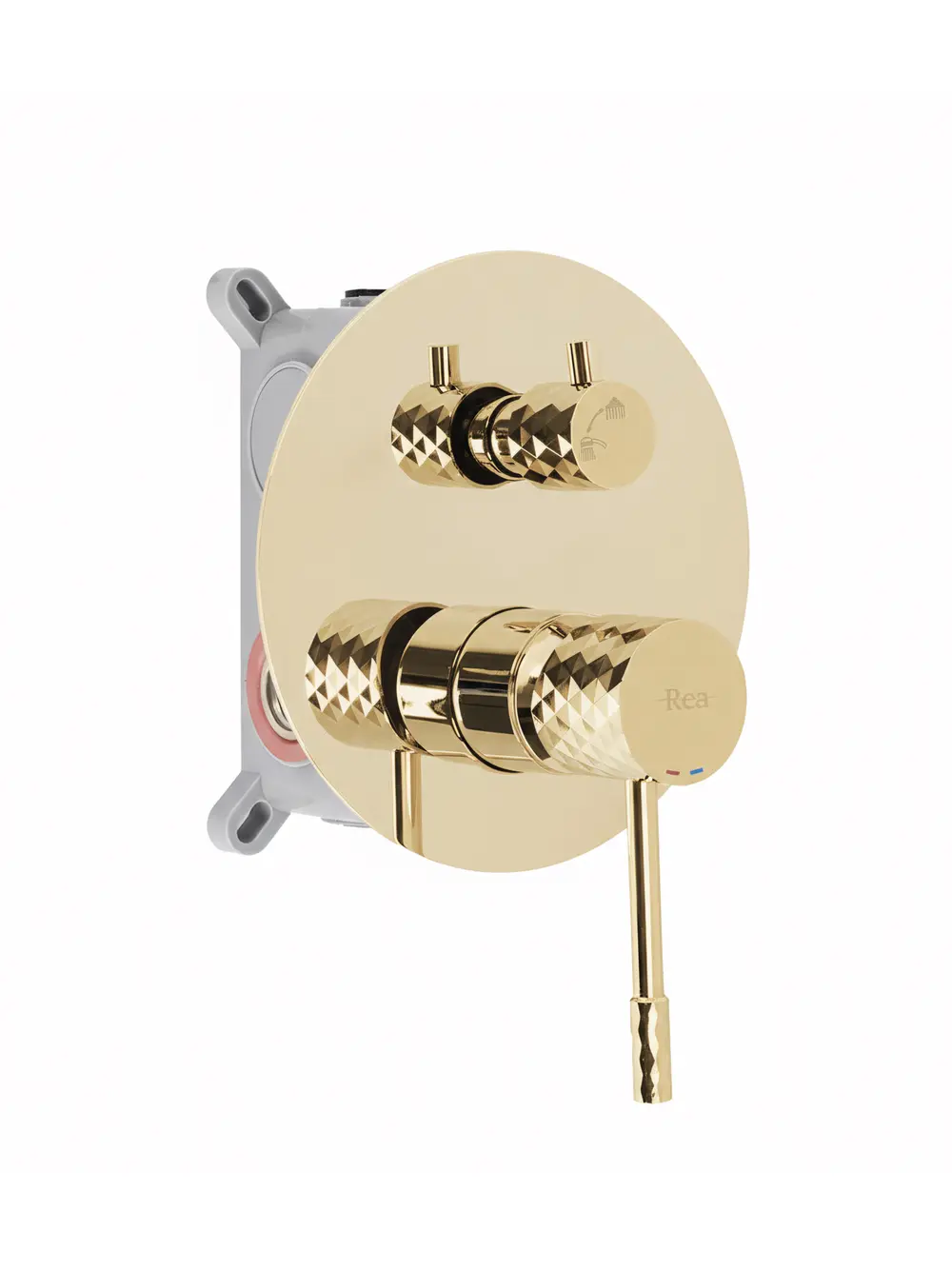 Set de duș încastrat finisaj auriu lucios model Lungo Diamond Gold [2]